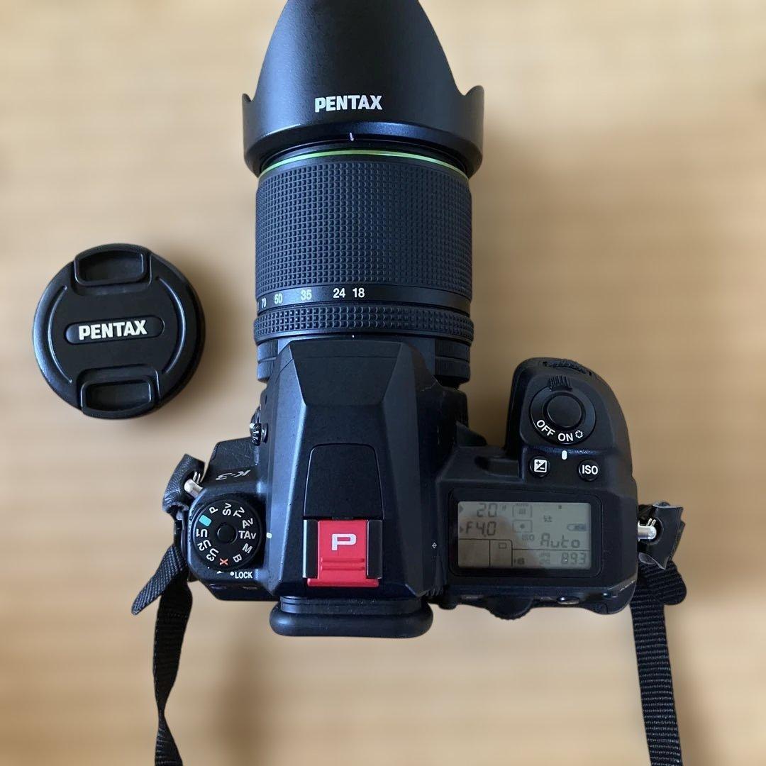 PENTAX デジタル一眼レフ 24-18mmレンズ付き
