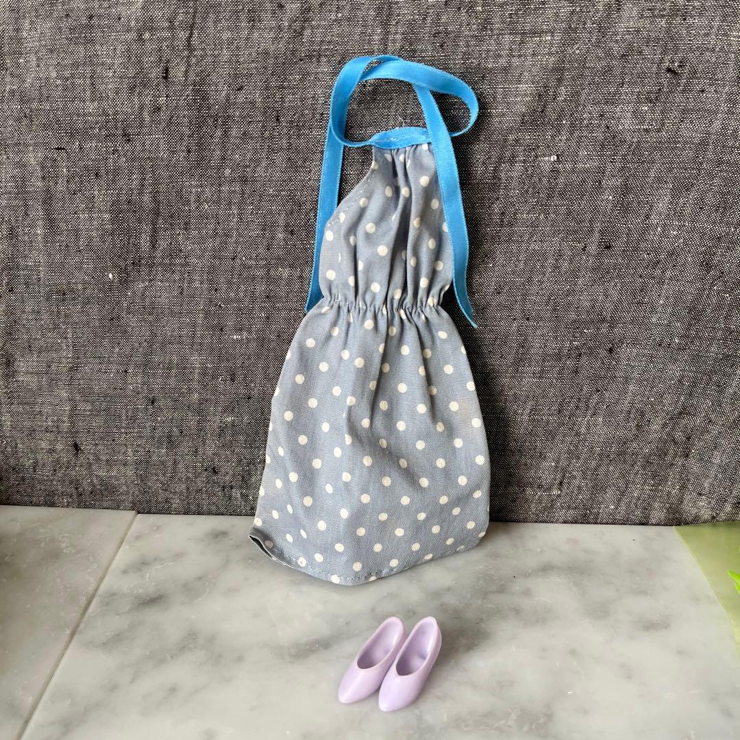 着せ替え人形 お洋服 ヴィンテージ ドレス カジュアル