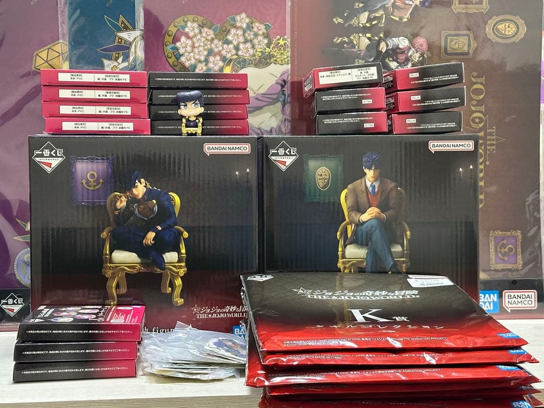 一番くじ ジョジョの奇妙な冒険 A賞ジョナサン D賞東方仗助 その他下位賞