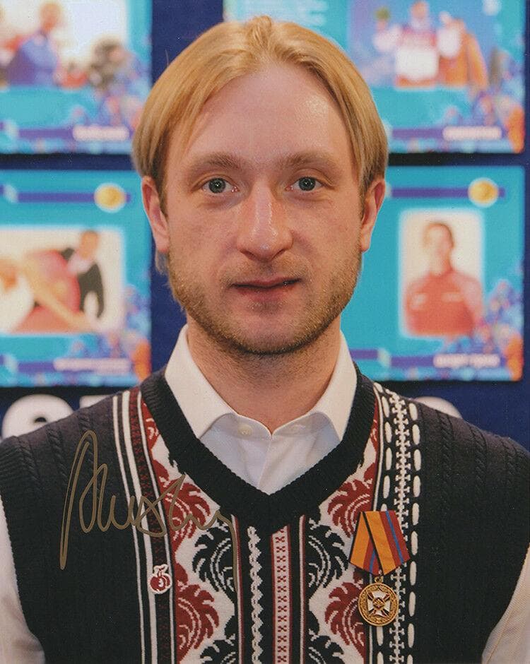 直筆サイン入り写真 エフゲニー・ヴィクトロヴィチ・プルシェンコ SA鑑定済