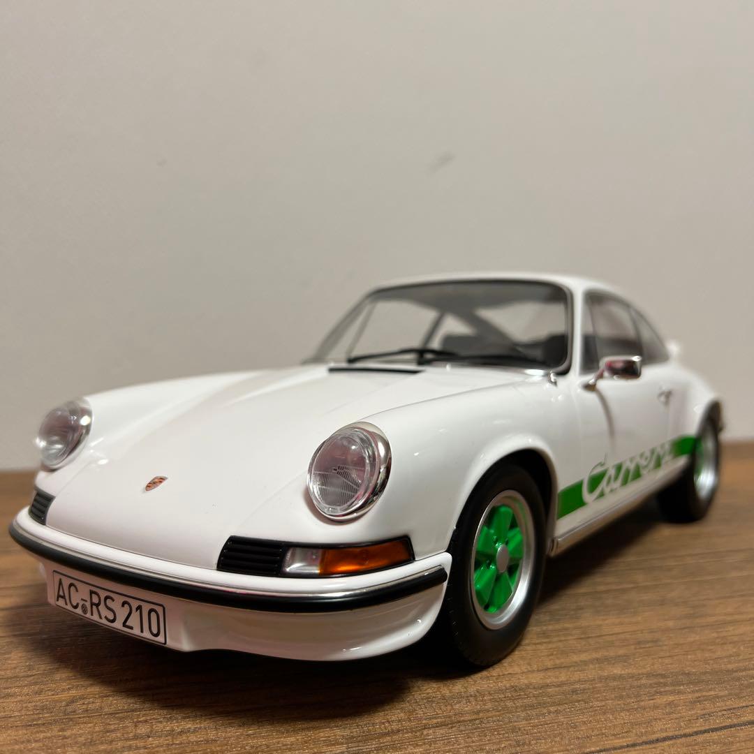 NOREVノレブ 1/12 ポルシェ 911 RS 1973 ホワイト/グリーン