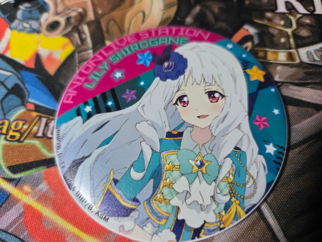 アイカツ！アニON マグネット付きバッジ2 白銀リリィ