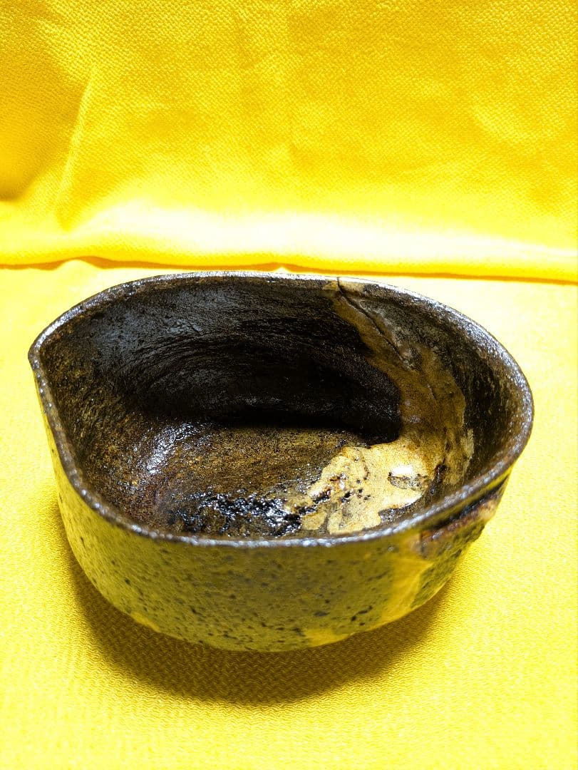 茶道茶碗、建水、石彫建水、世界で一つの建水、倉田辰彦作、日本製