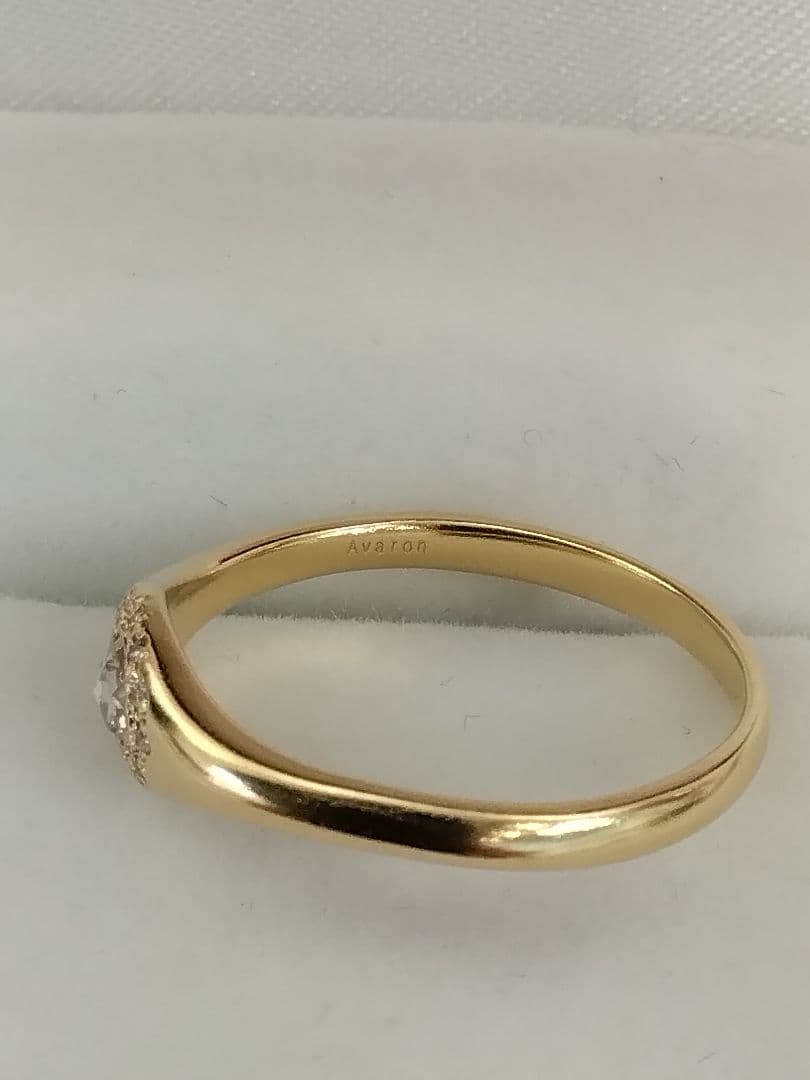 SSAvaron K18ローズカットダイヤモンドリング　　中古品