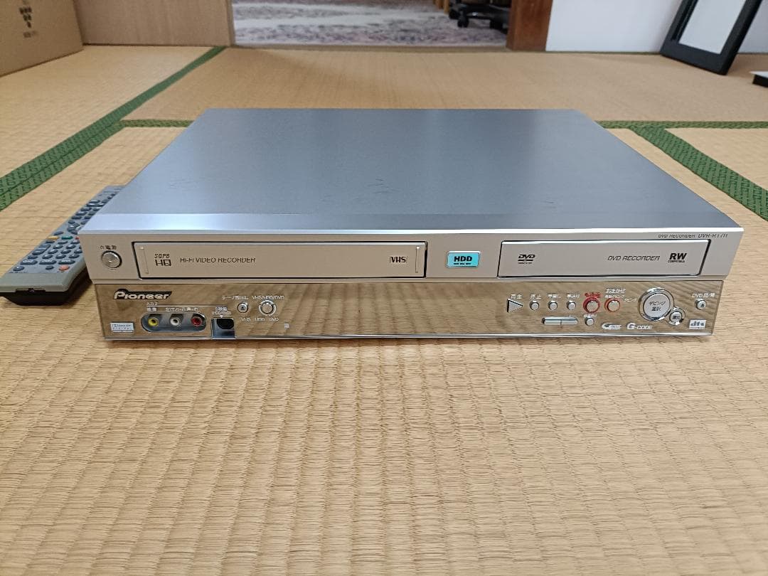Pioneer DVR-RT7H DVDレコーダー ビデオ HDD パイオニア